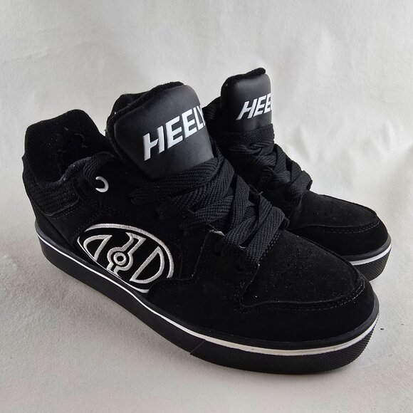 Heelys Motion Plus Black Skate Shoes Youth 6 Roller Sneaker Wheels YTH6 - Picture 2 of 9